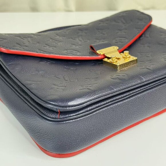 Louis Vuitton Blue Empreinte Metis Shoulder Bag - Picture 7 of 10